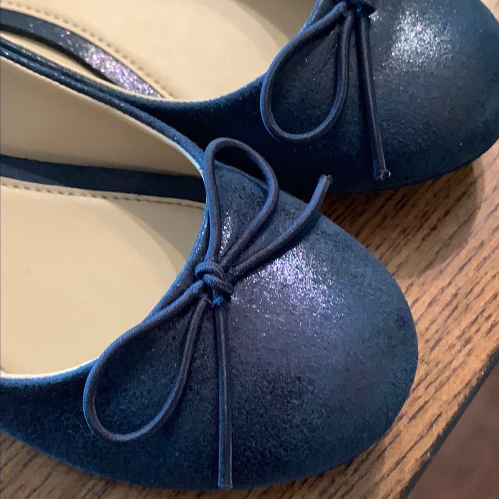 Girls navy shoes size 13